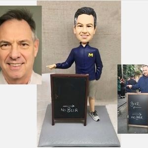 Surprise Gift Custom Handmade Your 3D Portrait Art Doll from Photos by uDesign